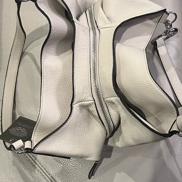 Vince Camuto Gray Hobo Bag with Silver Hardware - Picture 5 of 7